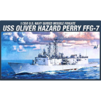 Academy Academy USS Oliver Hazard Perry FFG-7 csatahajó műanyag modell (1:350) (MA-14102)