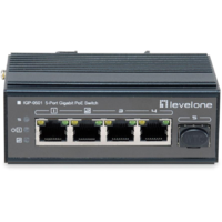 Level One LevelOne IGP-0501 hálózati kapcsoló Gigabit Ethernet (10/100/1000) Ethernet-áramellátás (PoE) támogatása Fekete (IGP-0501)