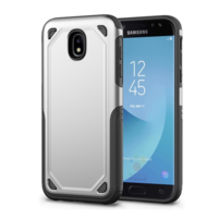 gigapack Defender műanyag telefonvédő (közepesen ütésálló, szilikon belső, ultravékony) EZÜST [Samsung Galaxy J3 (2017) SM-J330 EU] (5996457749775)