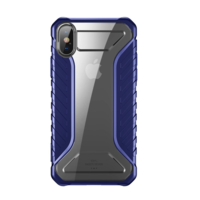Baseus Baseus Michelin Apple iPhone Xs Max Védőtok - Kék (WIAPIPH65-MK03)