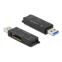 DeLock DeLock USB 3.0 SD/MicroSD/MS kártyaolvasó (91757) (delock91757)