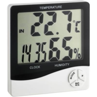 TFA Dostmann Digitális hőmérő- és légnedvesség mérő, órával, TFA 30.5031 (30.5031)