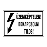 N/A Üzemképtelen! bekapcsolni tilos! (DKRF-VILL-1576-1)