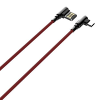 LDNIO LDNIO LS421 USB-A- USB-C kábel 2.4A 1m piros-fekete (5905316143265) (LS421 type c)
