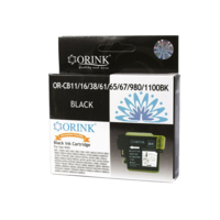 Orink Orink CB11/LC980/LC1100XL utángyártott Brother tintapatron fekete (BROCB11BK) (BROCB11BK)