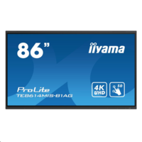 Iiyama iiyama TE8614MIS-B1AG tartalomszolgáltató (signage) kijelző Interaktív síkképernyő 2,17 M (85.6") LCD Wi-Fi 435 cd/m² 4K Ultra HD Fekete Érintőképernyő Beépített processzor Android 24/7 (TE8614MIS-B1AG)