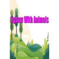 Piece Of Voxel Jigsaw With Animals (PC - Steam elektronikus játék licensz)