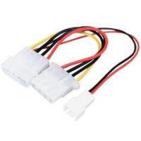 Akyga Akyga Molex - Molex + 3pin adapter kábel 15cm (AK-CA-35)