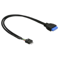 DeLock Delock USB 3.0 pin header 19 tűs anya > USB 2.0 pin header 8 tűs male (83095) (83095)