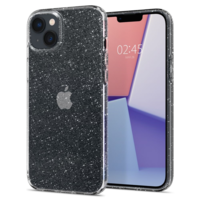 Spigen Apple iPhone 14 Plus, Szilikon tok, Spigen Liquid Crystal Glitter, átlátszó (125583)