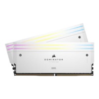Corsair CORSAIR RAM Dominator Titanium RGB - 32 GB (2 x 16 GB Kit) - DDR5 6600 DIMM CL32 (CMP32GX5M2X6600C32W)