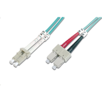 Digitus Digitus DK-2532-01/3 Fiber Optic Multimode patch kábel LC / SC OM3 1m türkiz (DK-2532-01/3)