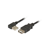 EFB EFB USB2.0 Verlängerung A(gewinkelt)-A,St-Bu,0.5m,sw,Classic (K5246SW.0,5)