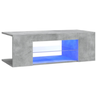 vidaXL betonszürke TV-szekrény LED lámpákkal 90 x 39 x 30 cm (804242)