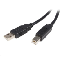 StarTech StarTech.com USB A -> USB B kábel fekete (USB2HAB1M) (USB2HAB1M)