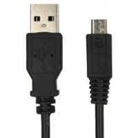 Egyéb Brackton Micro USB-B apa - USB-A apa 1.8m Töltő kábel - Fekete (1.8m) (US2-AMB-0180.BX)