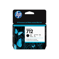 Hewlett-Packard HP 712 - black - original - DesignJet - ink cartridge (3ED71A)