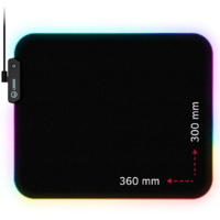 Lorgar LORGAR Mousepad Steller 913 360mmx300mmx3mm/RGB backlight retail (LRG-GMP913)