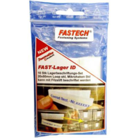 FASTECH® Öntapadó tépőzár, fehér, 10 db, Fastech 610-010-Bag (610-010-Bag)