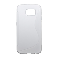 gigapack Szilikon telefonvédő (S-line) FEHÉR [Samsung Galaxy S6 (SM-G920)] (5996457526048)