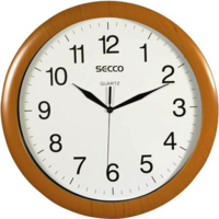 SECCO SECCO "Sweep Second" falióra 32cm fa hatású keret (DFA021 / S TS8002-97) (S TS8002-97)