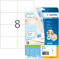 HERMA HERMA Etiketten Premium A4 weiß 105x74 mm Papier 80 St. (8645)