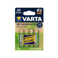 Varta Varta Recycled AA 2100 mAh ceruza akku (4db/csomag) (56816101404) (Varta 56816101404)