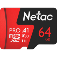 Netac Netac 64GB P500 Extreme Pro Micro SDHC Memóriakártya + SD adapter (NT02P500PRO-064G-R)