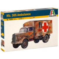 Italeri Italeri: KFZ. 305 Ambulance jármű makett, 1:72 (7055s) (7055s)