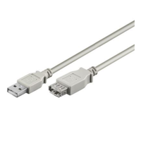Goobay Goobay USB-A 2.0 hosszabbító kábel 1,8 m fehér (50960) (G50960)