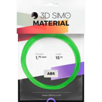 3D Simo 3D Simo ABS filament (MultiPro/KIT) 15m, áttetsző zöld (G3D3013) (G3D3013)