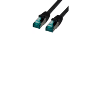 M-CAB M-CAB S/FTP CAT6a Patch kábel 1m Fekete (3902)
