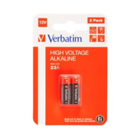 Verbatim Verbatim Premium 23AE/A23/MN21 tartós alkáli elem 2db(49940) (v49940)
