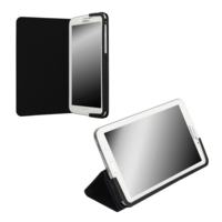 Krusell KRUSELL MALMÖ bőr hatású tok (FLIP, asztali tartó funkció) FEKETE [Samsung Galaxy Tab4 7.0 3G (SM-T231)] (71367)