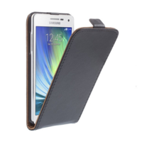 gigapack Tok álló, bőr hatású (FLIP, lefelé nyíló, szilikon tartó) FEKETE [Samsung Galaxy A5 (2015) SM-A500F] (5996457537914)