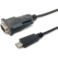 Equip Equip Adapter USB-C -> Seriell RS232-DB9 St/St 1.50m sw (133392)