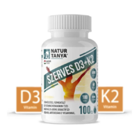N/A Szerves D3 és K2-vitamin, antioxidáns E-vitaminnal - 100 tabletta - Natur Tanya (HMLY-5999565081096)