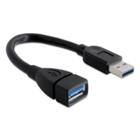 DeLock Delock DL82776 USB3.0-A (apa/anya) hosszabbító kábel 15 cm (DL82776)