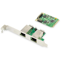 Digitus DIGITUS PCI Expr Card Mini 2x RJ45 Gigabit Ethernet (DN-10134)