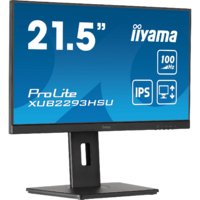 Iiyama iiyama ProLite XUB2293HSU-B6 számítógép monitor 54,6 cm (21.5") 1920 x 1080 pixelek Full HD LED Fekete (XUB2293HSU-B6)
