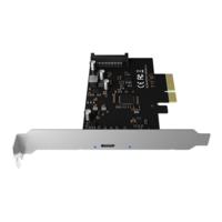 RaidSonic ICY BOX IB-PCI1901-C32 - USB adapter - PCIe 3.0 x4 - USB-C 3.2 Gen 2x2 x 1 (IB-PCI1901-C32)