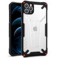 Fusion Fusion Hybrid Apple iPhone 13 Mini Szilikon Tok - Fekete/Átlátszó (FSN-HP-IPH-13M-BK)