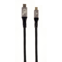 Gembird Gembird CCBP-USB4-CMCM240 Prémium USB Tpye-C apa - USB Type-C apa 3.2 Adat és töltő kábel - Fekete (1.5m) (CCBP-USB3-CMCM100)