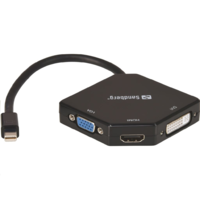 Sandberg Sandberg Mini DisplayPort > HDMI+DVI+VGA adapter (509-12) (509-12)