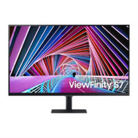 SMG MON Samsung ViewFinity HRM S7 LED display 81,3 cm (32") 3840 x 2160 pixelek 4K Ultra HD Fekete (LS32A700NWPXEN)