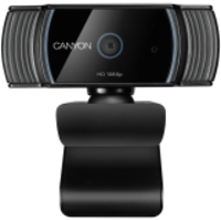 CANYON CANYON C5 1080P full HD 2.0Mega auto focus webcam with USB2.0 connector, 360 degree rotary view scope, built in MIC, IC Sunplus2281, Sensor OV2735, viewing angle 65°, cable length 2.0m, Black, 76.3x49.8x54mm, 0.106kg (CNS-CWC5)