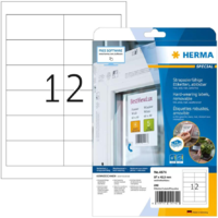 HERMA HERMA Folien-Etiketten A4 97x42.3mm weiß ablösbar 240St. (4574)