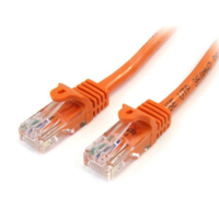 StarTech StarTech.com 45PAT1MOR hálózati kábel Narancssárga 1 M Cat5e U/UTP (UTP) (45PAT1MOR)