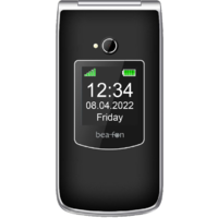 bea-fon bea-fon Silver Line SL605 Feature Phone Dual-Sim black silver (SL605_EU001B)