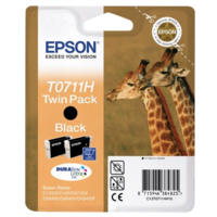 Epson Epson T0711H Twin Pack fekete tintapatron (C13T07114012) (T0711H)